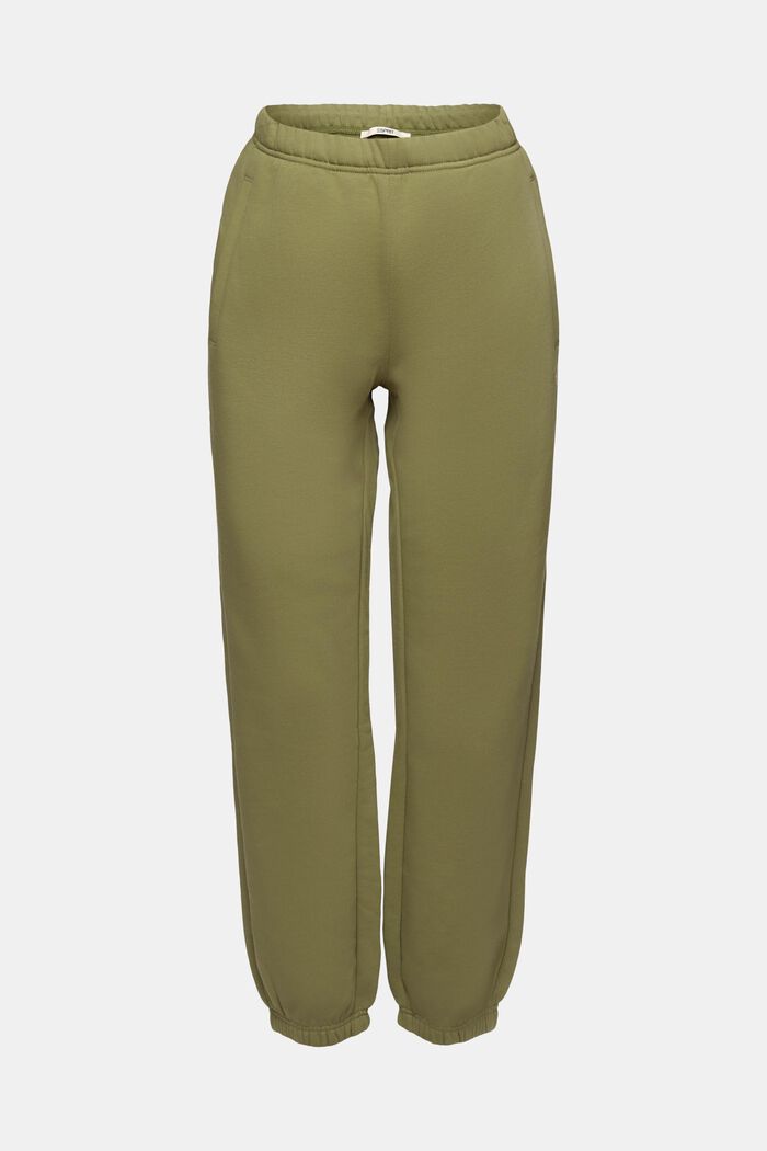 Pantalones deportivos de felpa, OLIVE, detail image number 6