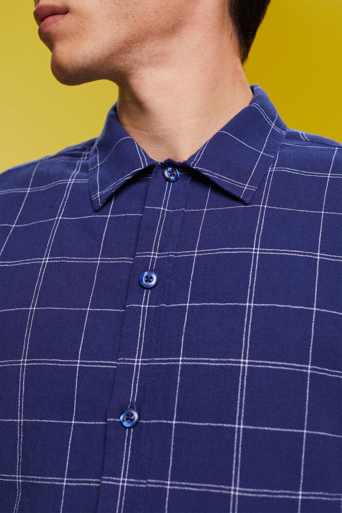 Camisa de manga corta en 100% algodón, DARK BLUE, detail image number 2