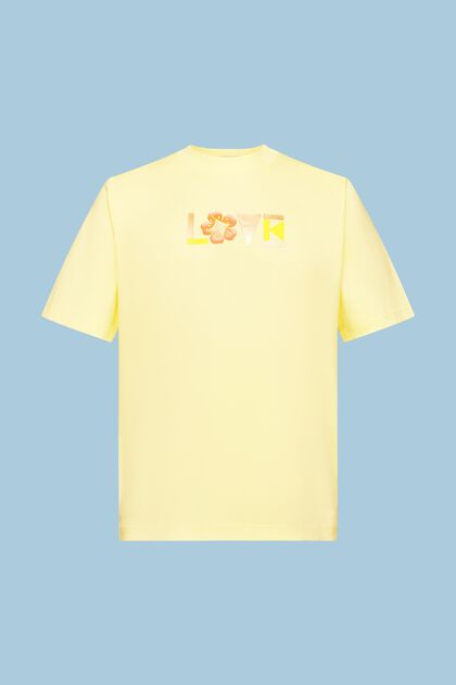 Camiseta unisex estampada de algodón Pima