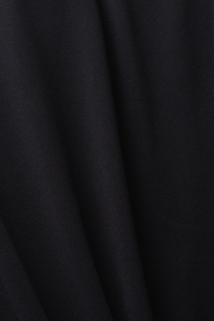 Falda midi tech knit, BLACK, detail image number 4