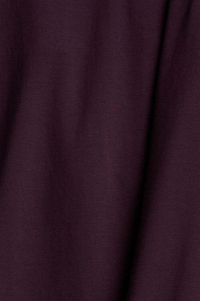 Pants knitted, AUBERGINE, detail image number 1