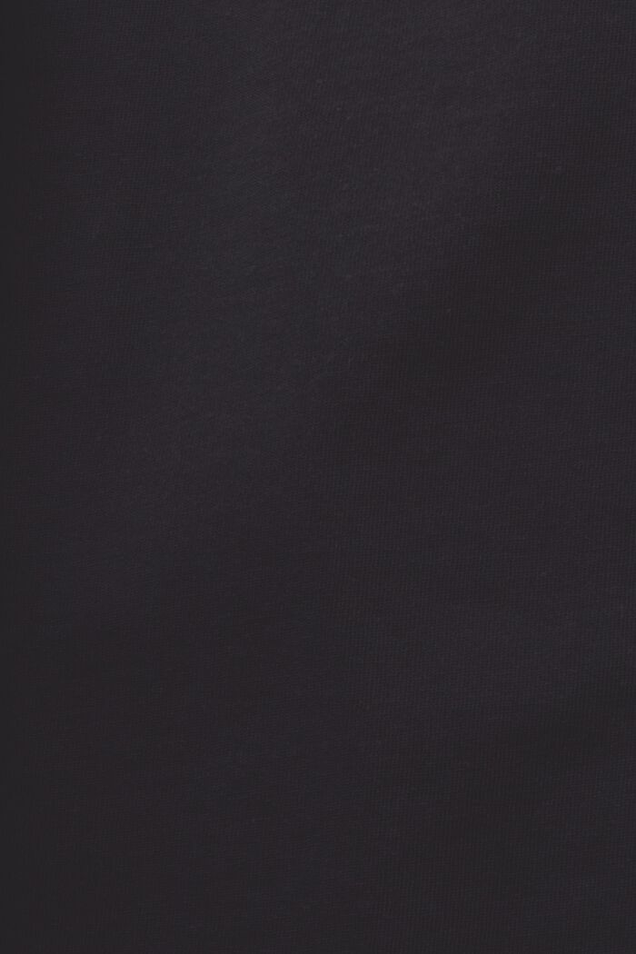 Camiseta unisex estampada punto algodón ecológico, BLACK, detail image number 6