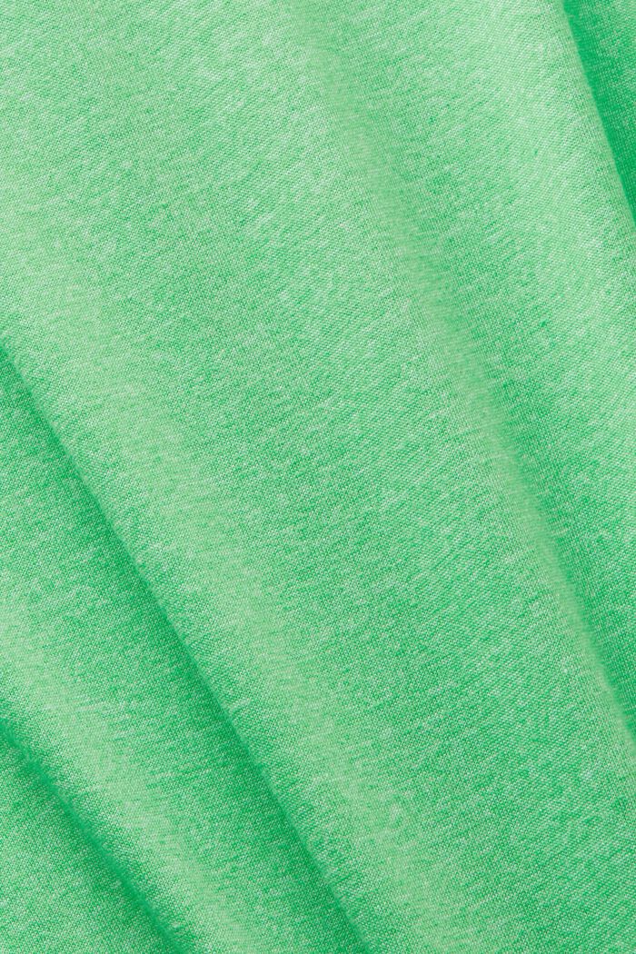 Polo de tejido jaspeado, CITRUS GREEN, detail image number 4