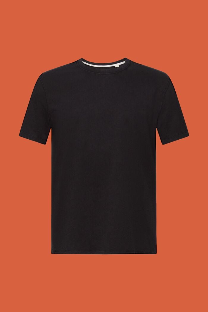 Camiseta de tejido jersey teñido, 100 % algodón, BLACK, detail image number 6
