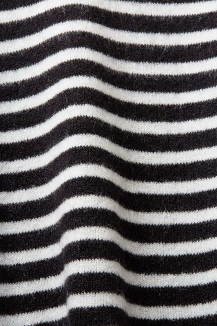 Jersey de punto con mangas ablusadas, NEW BLACK, detail image number 5