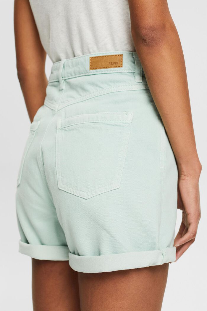 Shorts con efectos rotos, DUSTY GREEN, detail image number 1