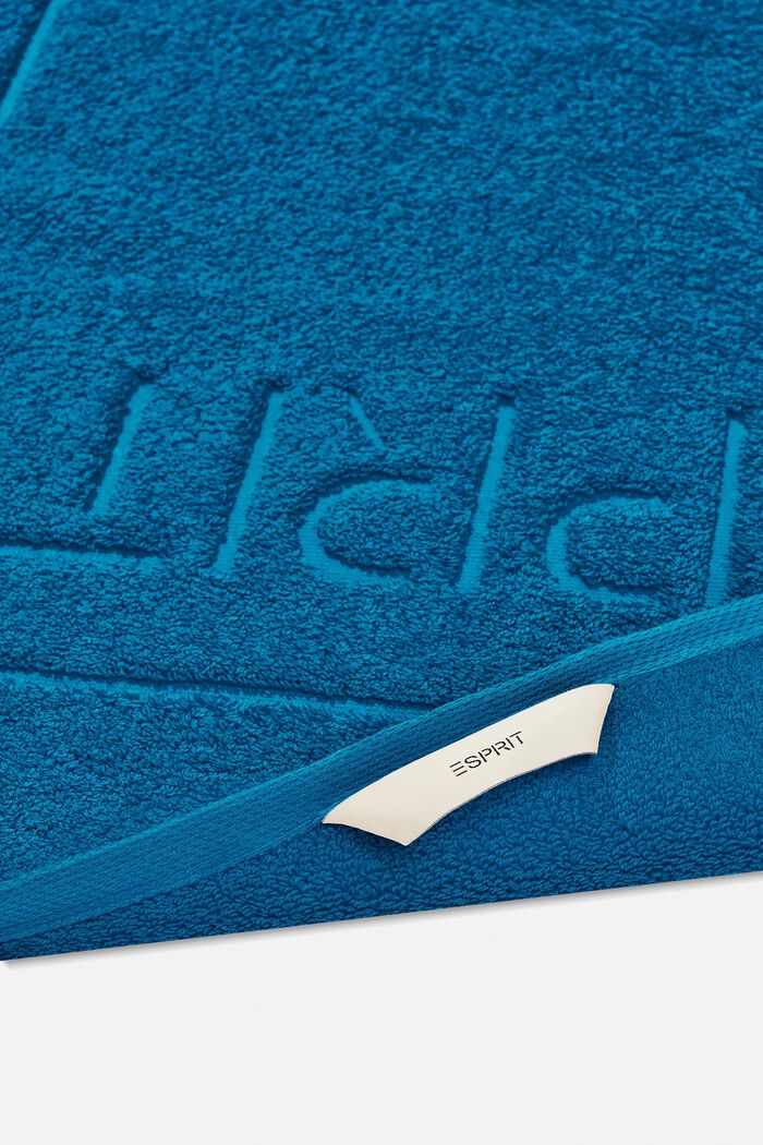 Alfombrilla de baño en tejido rizo confeccionado en 100 % algodón, OCEAN BLUE, detail image number 1
