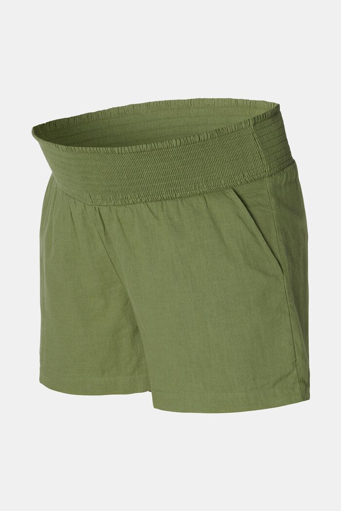 MATERNITY Shorts por debajo del vientre, OLIVE GREEN, detail image number 4