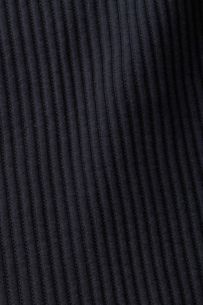 Camiseta de punto pointelle, BLACK, detail image number 1