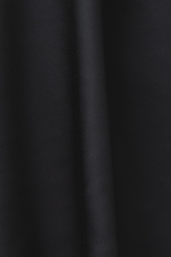 Falda midi de satén, BLACK, detail image number 5