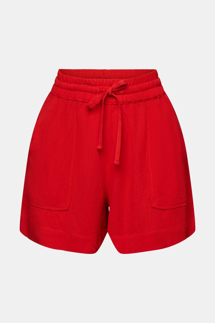 Shorts playeros arrugados, DARK RED, detail image number 6