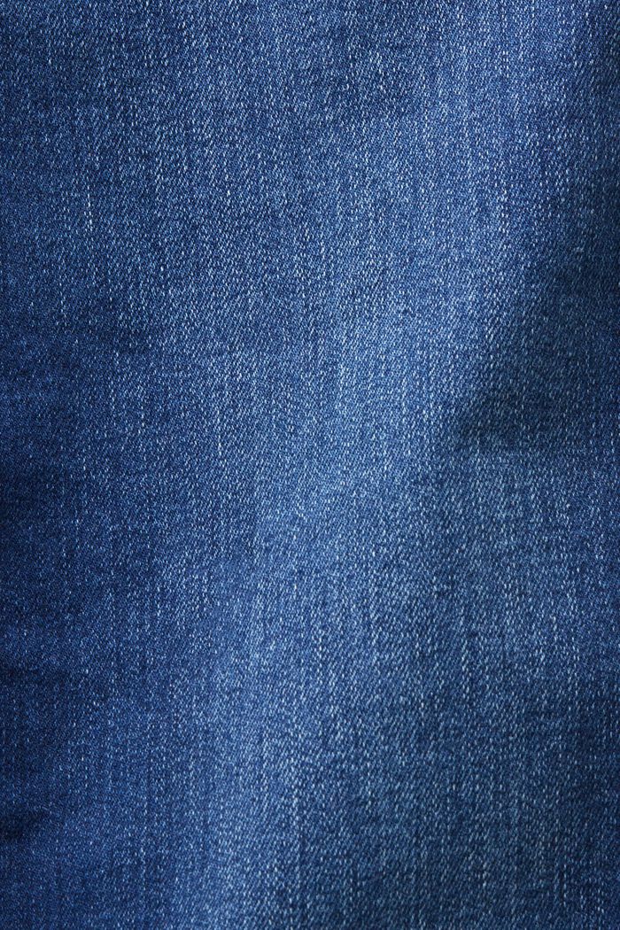 Jeans mid-rise slim fit, BLUE DARK WASHED, detail image number 6