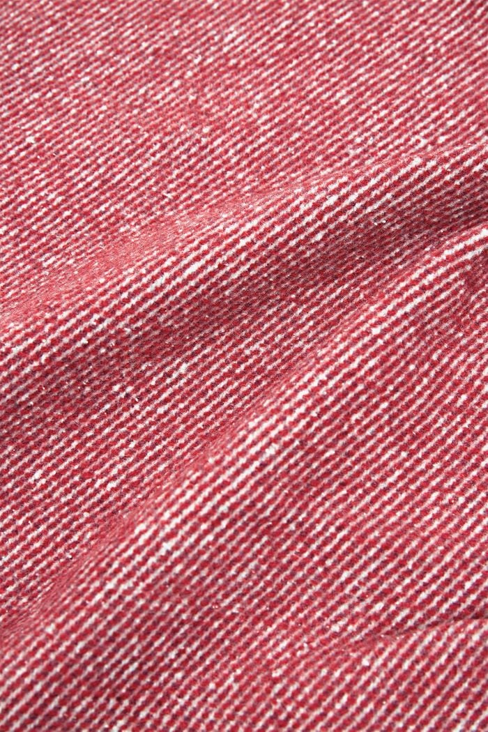 Manta suave de mezcla de algodón, DARK RED, detail image number 1