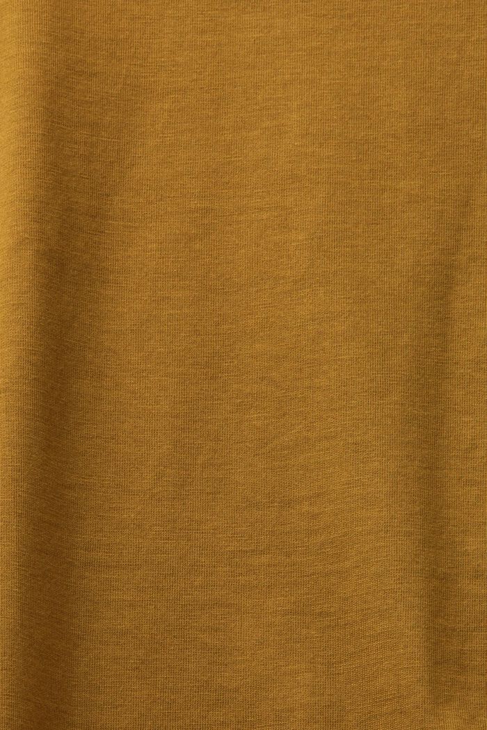 Camiseta de cuello redondo y manga corta, OLIVE, detail image number 4