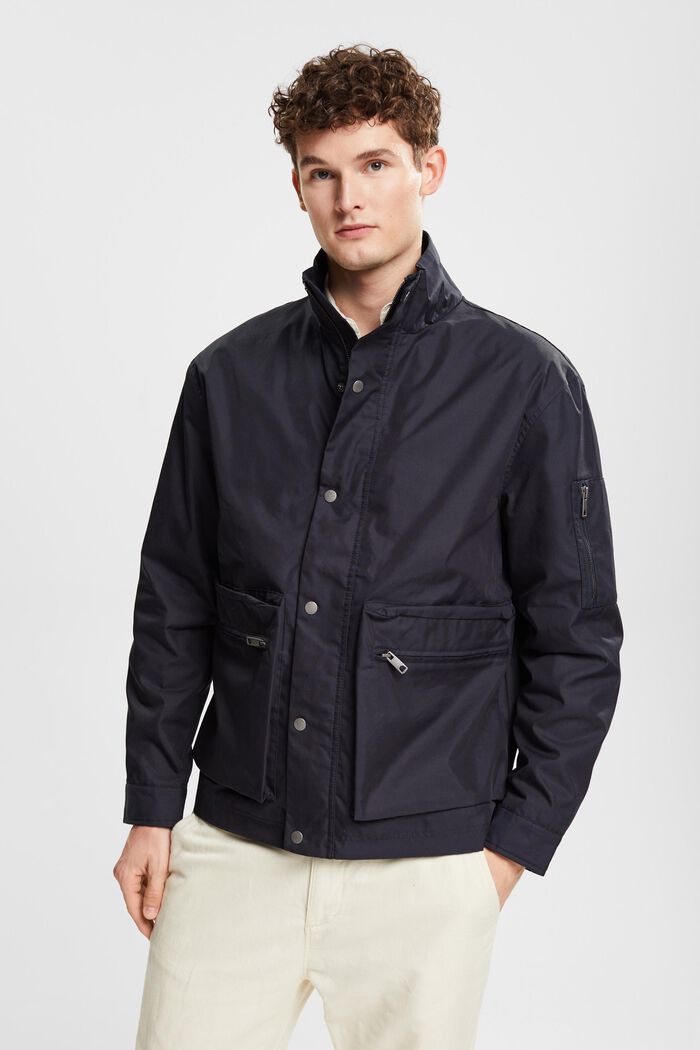 Reciclado: chaqueta con bolsillos, NAVY, detail image number 0