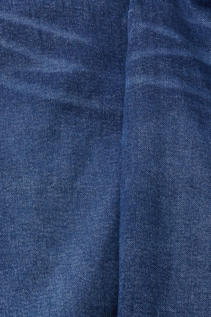 Shorts vaqueros confeccionados en mezcla de algodón ecológico, BLUE MEDIUM WASHED, detail image number 4