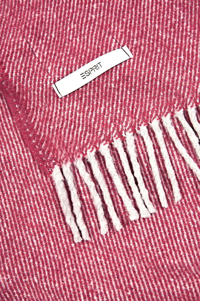 Manta suave de mezcla de algodón, DARK RED, detail image number 2