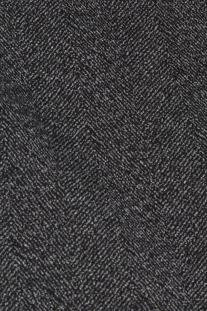 HERRINGBONE - Blazer Mix + Match, BLACK, detail image number 4