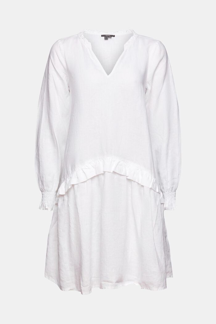 Dresses light woven, WHITE, detail image number 5
