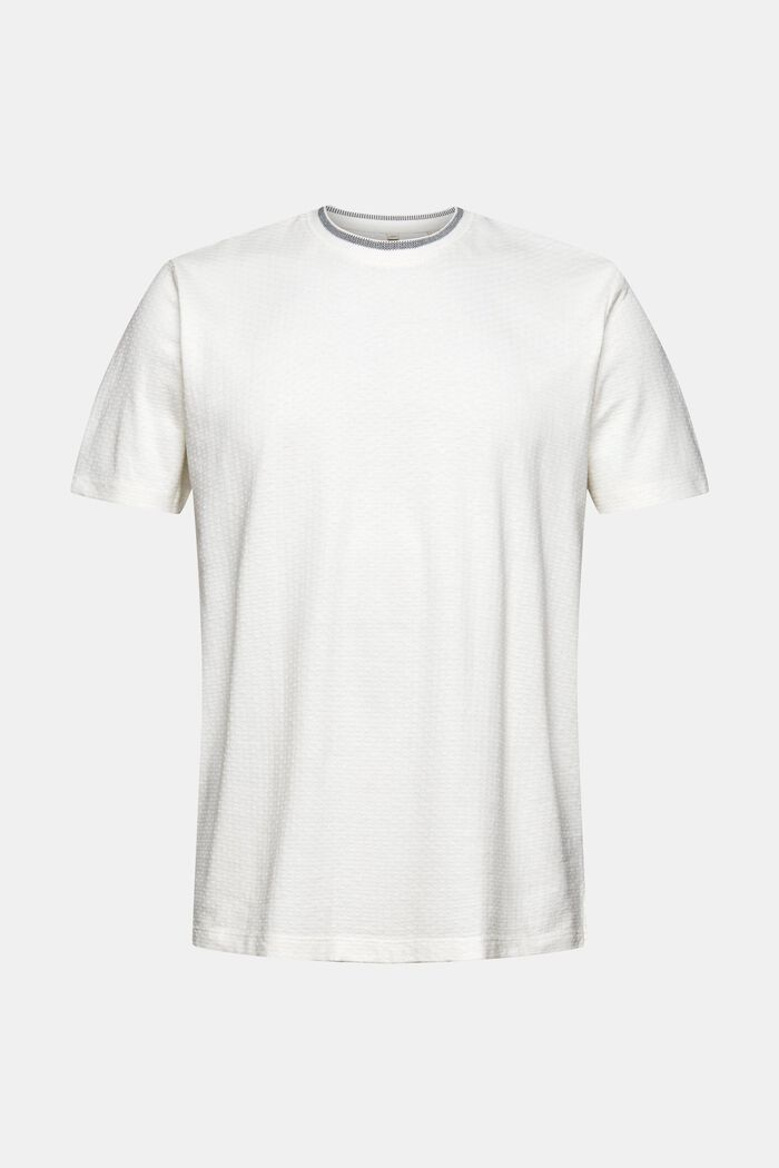 Reciclada: camiseta en jersey de textura, OFF WHITE, detail image number 6
