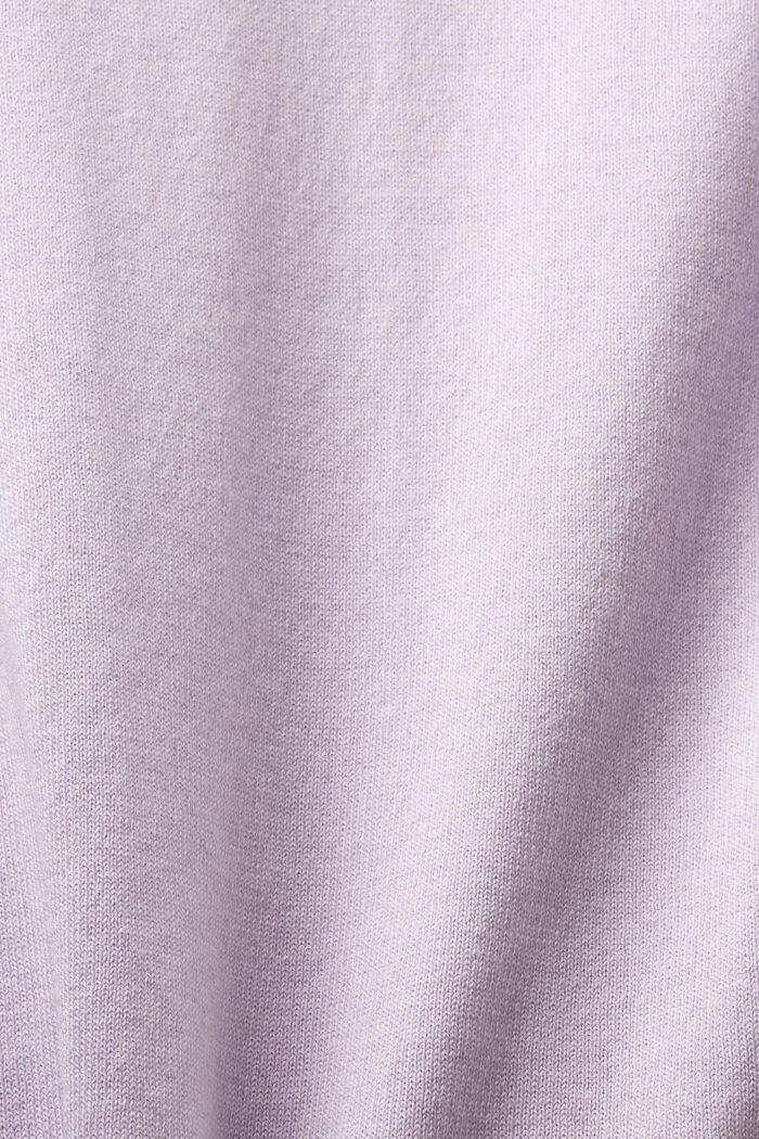 Jersey de manga corta bicolor, LAVENDER, detail image number 5