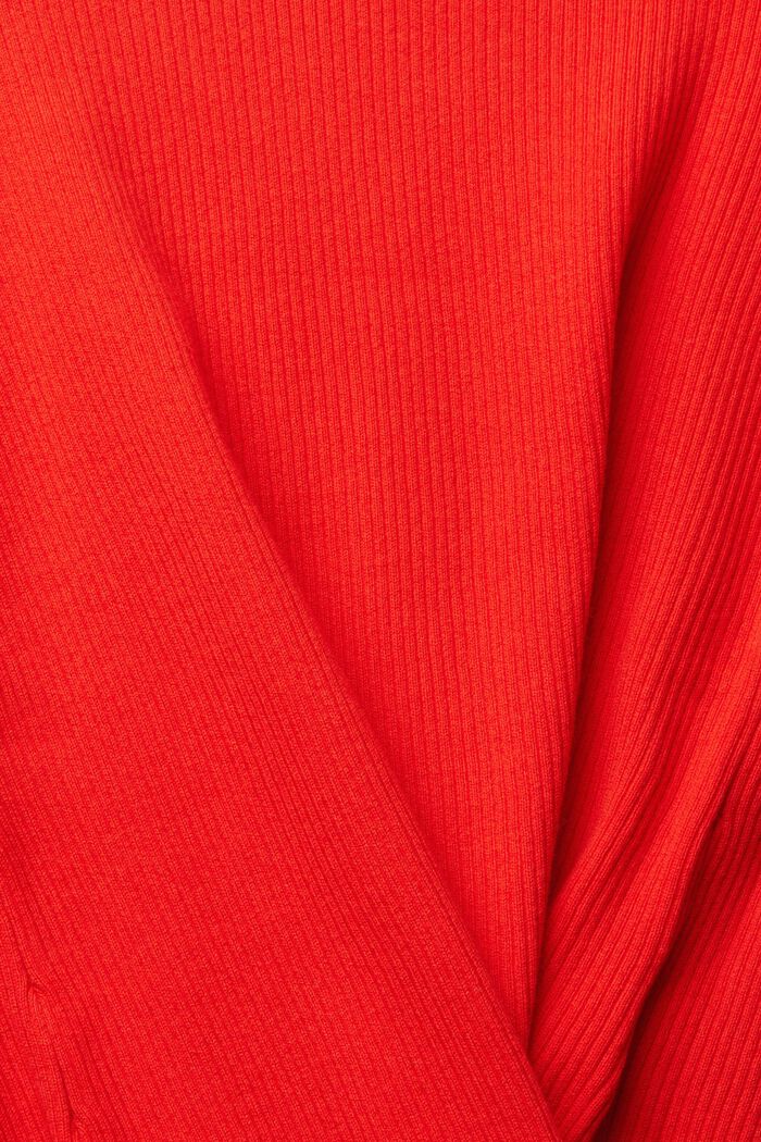 Jersey con acabado acanalado, RED, detail image number 1
