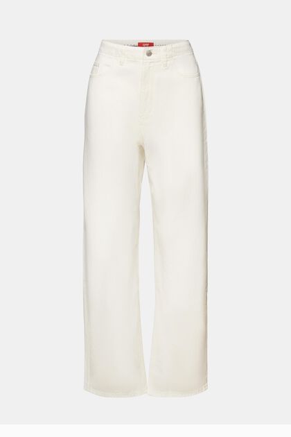 Pantalón de sarga y de pernera ancha, 100% algodón