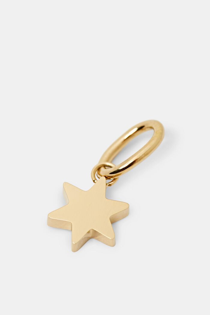 Colgante de estrella en acero inoxidable, GOLD, detail image number 1