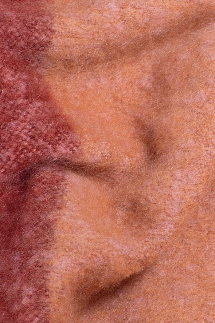 Manta jaspeada con flecos, ORANGE, detail image number 1