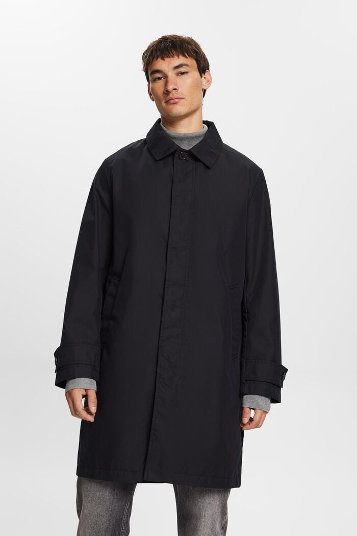 Reciclado: chaqueta mac ligera, BLACK, detail image number 0