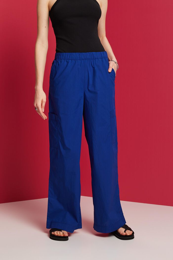 Pantalones estilo cargo, 100 % algodón, INK, detail image number 0