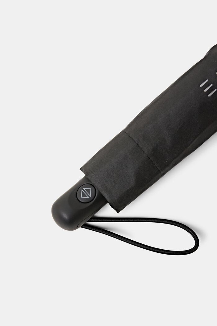 Paraguas de bolsillo Easymatic en negro, BLACK, detail image number 0