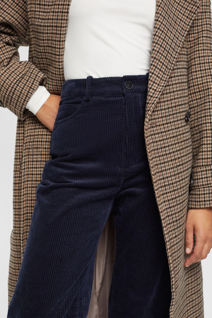 Pantalón de pana en algodón, NAVY, detail image number 0