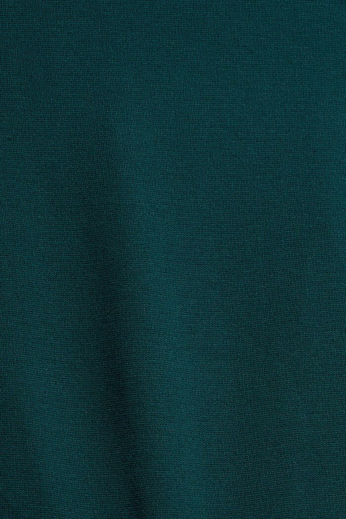 Vestido de jersey con LENZING™ ECOVERO™, DARK TEAL GREEN, detail image number 4