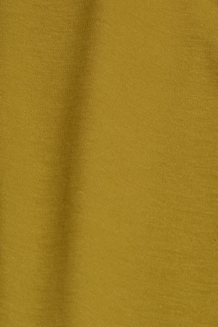 En TENCEL™: vestido de jersey con escote en la espalda, OLIVE, detail image number 4