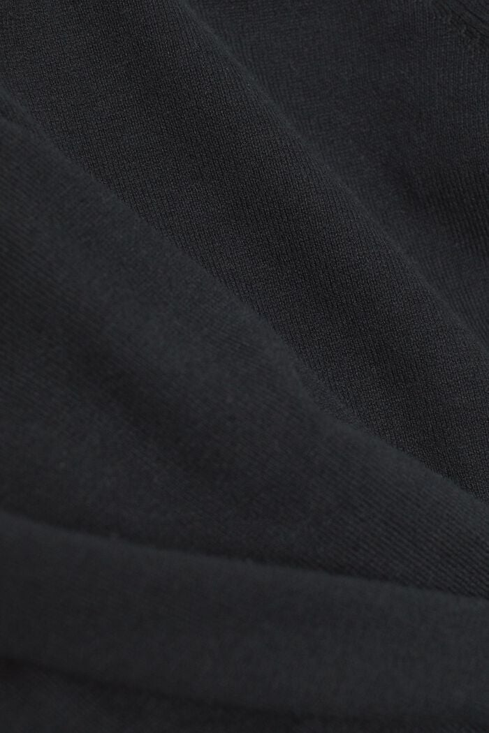 Jersey de punto con mangas cortas, BLACK, detail image number 6