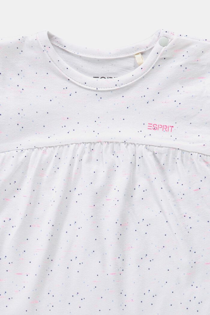Camiseta con estampado de algodón ecológico, WHITE, detail image number 2