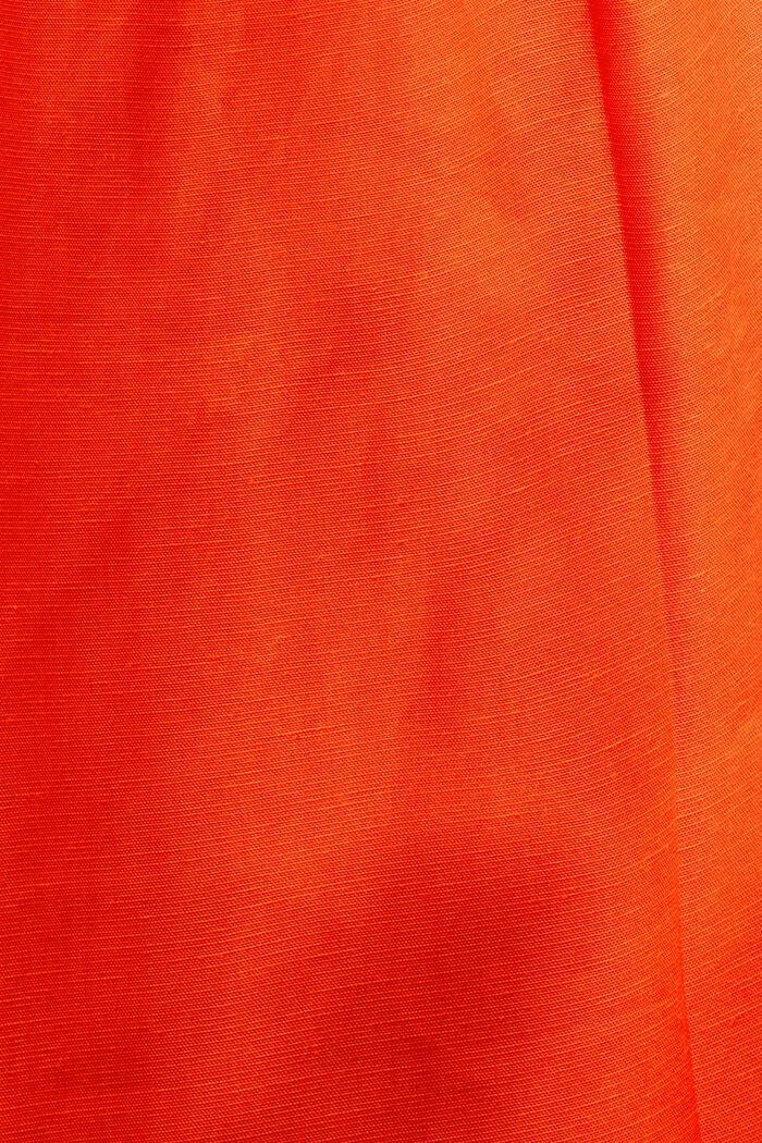 Mix and Match Pantalones culotte de tiro alto, BRIGHT ORANGE, detail image number 6