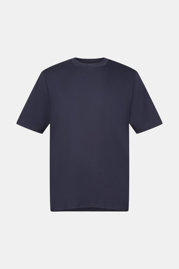Camiseta de algodón con cuello redondo, NAVY, detail image number 6