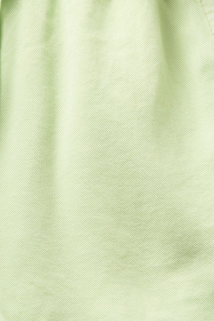 Shorts sin cierre de sarga, LIGHT GREEN, detail image number 6