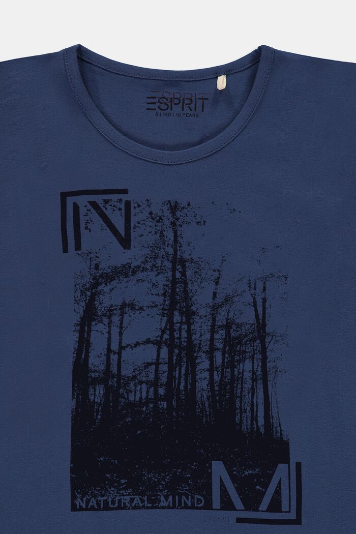 Camiseta de manga larga con estampado, BLUE, detail image number 2