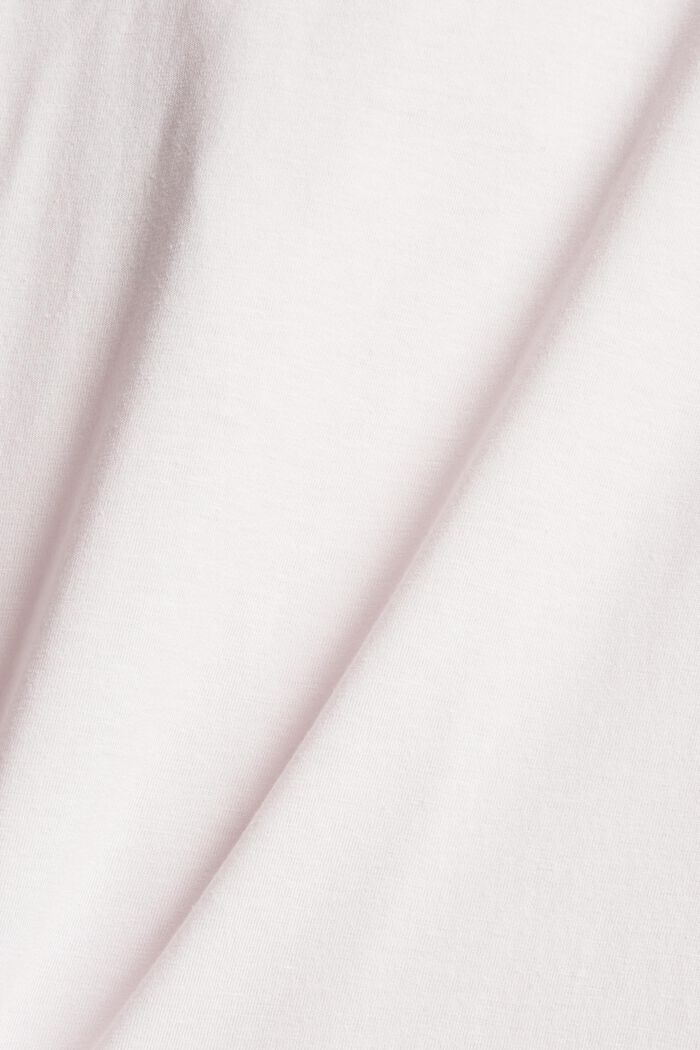 Camiseta de manga larga confeccionada en una mezcla de algodón ecológico, LAVENDER, detail image number 4