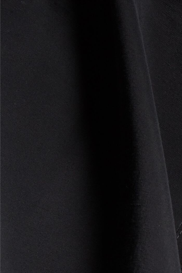Vestido camisero con LENZING™ ECOVERO™, BLACK, detail image number 4
