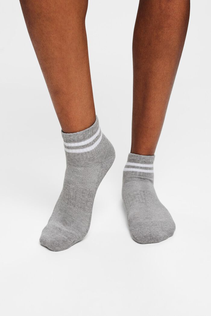 Pack de 2 pares de calcetines de tenis, WHITE/GREY, detail image number 1