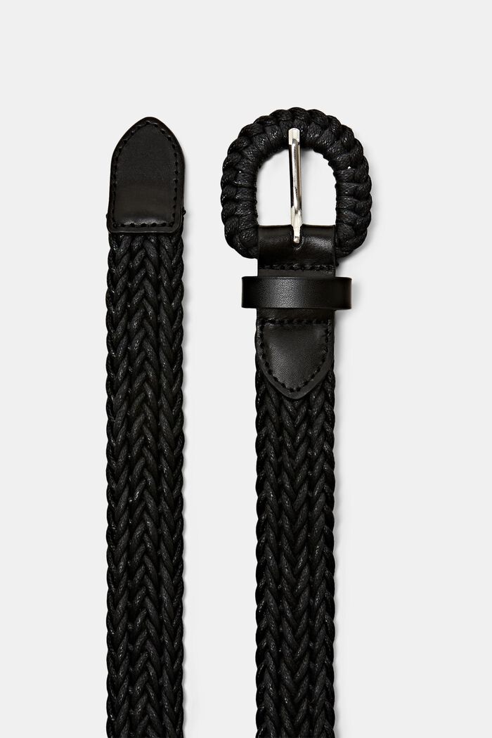 Belts non-leather, BLACK, detail image number 1