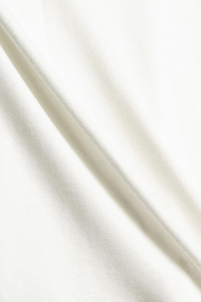 Camiseta con estampado brillante en LENZING™ ECOVERO™, OFF WHITE, detail image number 4