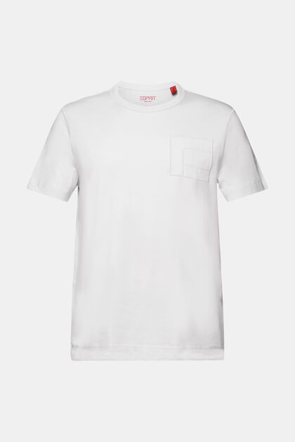 Camiseta de tejido jersey con bordado, 100% algodón