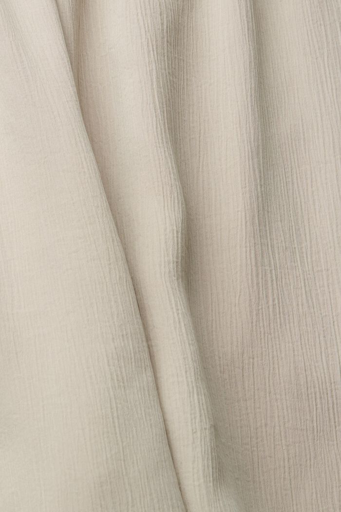 Shorts tejidos con efecto arrugado, LIGHT TAUPE, detail image number 5