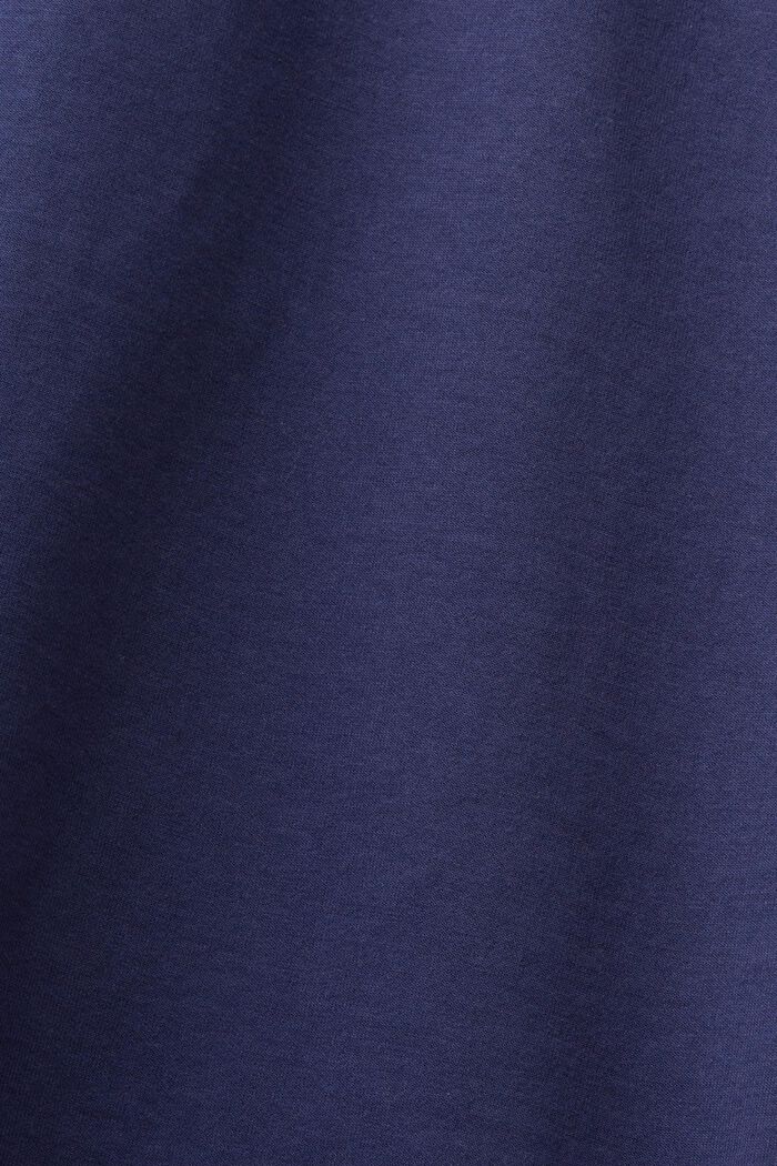 Pantalón de chándal en algodón ecológico con cremallera en los bajos, NAVY, detail image number 5