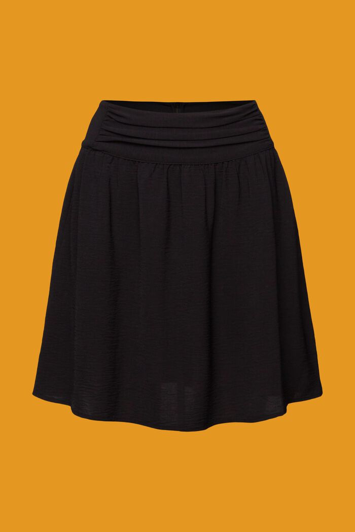 Minifalda de crepé, BLACK, detail image number 7